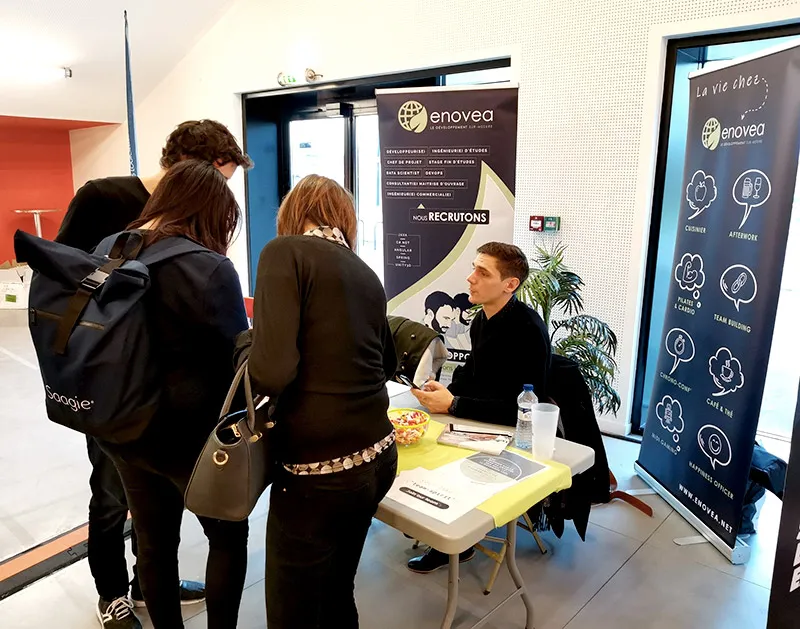 Stand de l'entreprise Enovea à Codeurs en Seine